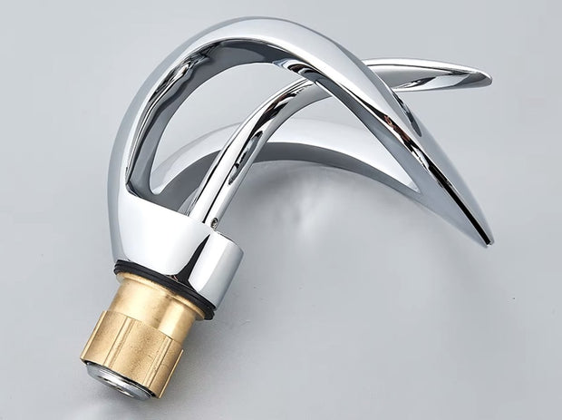 Luxe wastafelkraan - Gootsteen kraan - Waterval kraan - Kraan - Mengkraan - Chroom