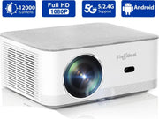 Projector - Mini beamer - Klein van formaat - Draagbaar - 1080 FULL HD - 4K - Video WIFI - Thuis bioscoop van hoge kwaliteit