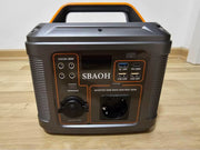 Draagbare noodaccu - Powerstation - 300W - Stroomgenerator - 296 Wh Lithium - Snel Laden - Camping Zonnegenerator - Powerbank - Generator - LED Lamp