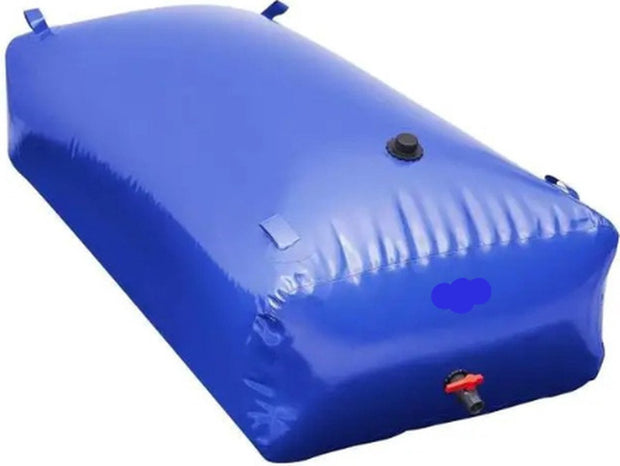 Water container for storage - 1000 liters - Blue PVC - Foldable - Net weight 8 kg - Durable