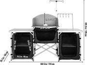 Camping kitchen - Foldable camping kitchen - Camping kitchen - Foldable camping kitchen