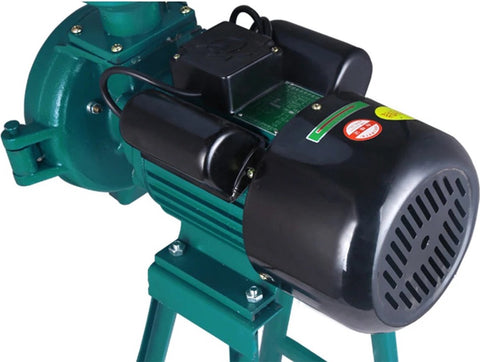 Graanmolen - Met Trechter - Elektrische Voermolen - Droge Voedingsmolen - Freesmachine - 2200W - 230V - Groen