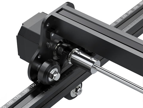 5W lasergraveermachine met veiligheidsslot, noodstop, vlamdetectie, gyroscoopsensor - EU-stekker