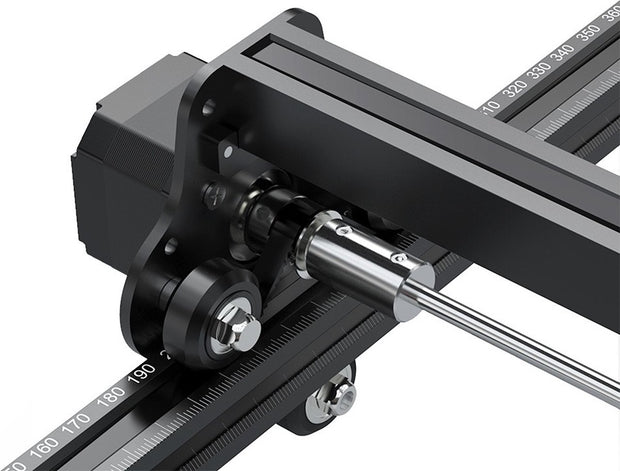 5W lasergraveermachine met veiligheidsslot, noodstop, vlamdetectie, gyroscoopsensor - EU-stekker