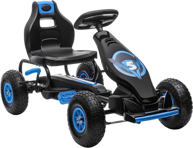 Go-karts voor jongens - Ligfiets - Verstelbaar zadel - 121cm x 58cm x 61cm - Blauw