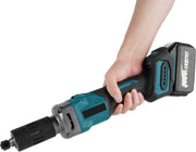 Elektrische Rechte Slijper - Graveer of Polijstmachine - Straight Grinder - 2 Accu's - Accu Lader - 4 Standen - 2000W - 18V