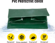 Brandhoutrek Houtopslag - Materiaal Buisvormig Vierkant Staal - Groot Brandhout Logboekrek - Binnen voor Thuis of Industrieel Gebruik om Houtkachels - Houtstapels - Achtertuin - 244,5 x 36,2 x 122,5 cm - Zwart