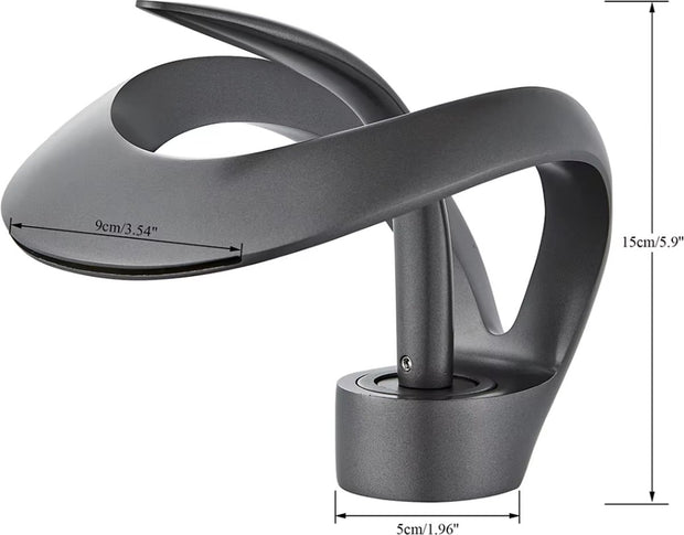 Luxe wastafelkraan - Gootsteen kraan - Waterval kraan - Kraan - Mengkraan - Zwart