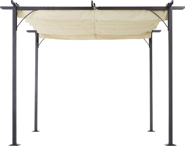 Cabrio-zonnedak - Luifel Tuinpaviljoen - Waterafstotende Luifel 3 x 3 m - Beige