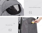 Duo kinderwagen - Duo buggy - Tweeling kinderwagen - Dubbele kinderwagen - Opvouwbaar - Met regenhoes - Zwart