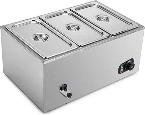 Buffet warmer PRO - Electric - Chafing Dish - Warming trays - Warming trays 3 for buffet - 3 parts