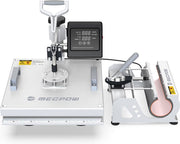 MP-3881 8-in-1 hittepersmachine, 30 oz grote capaciteit, verwarming met dubbele buis, nauwkeurige digitale bediening, 360 ° draaibaar