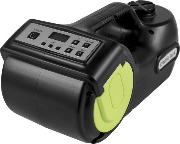 Auto Elektrische Krik, 5T Elektrische Hydraulische Krik, 12V Elektrische Krik Auto Autokrik, 1xGereedschapskist, 1xElektrische Slagmoersleutel, voor Garages, Boerderijen, Snelwegen, Verre Reizen