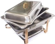 9L Buffet Warmer - Warmhoudplaat - Chafing Dish - Voedselwarmer - Warmhoudpan - Roestvrij staal