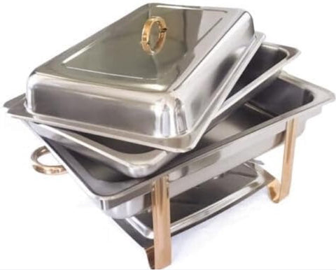 9L Buffet Warmer - Warmhoudplaat - Chafing Dish - Voedselwarmer - Warmhoudpan - Roestvrij staal