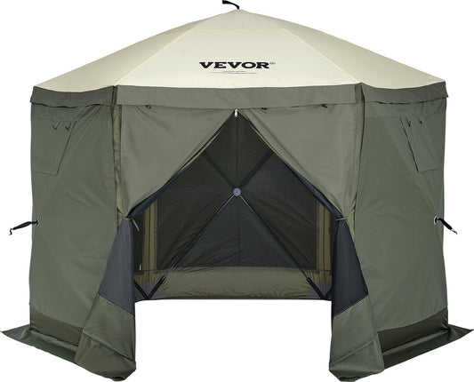 Tuintent - Pop-up Tent - Opvouwbare Paviljoen Partytent - Hoofdmateriaal 300D Oxford-stof & Glasvezel - 6 Personen - met Draagtas - 3,05x3,05x2,29m