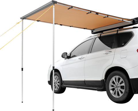 Voertuigluifel - Autozijluifel Pu300cm - Uv50+ Anti-Ultraviolet - Zeer Geschikt voor Kamperen FamiliereüNie - 6.6 x 8.2 ft