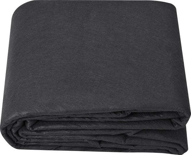 Tuinvlies - Onkruidvlies - Niet-geweven Stof - 3,0 x 30,5 m - 271 g/m2 Pp - Opritdrainagedoek - Voor Opritstabilisatie - Tuinbouw - Landbouw En Drainage - Zwart