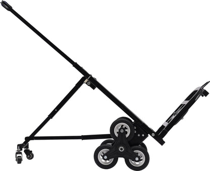 Trap Klimkar - Steekwagen - Transportkar - Draagbare Trap Klimmer - Voor Zware Voorwerpen - tot 150kg - Zwart