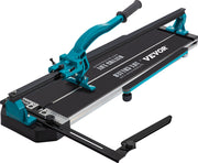 Handmatige Tegelsnijder - 1200mm - Keramische Tegelsnijder van Aluminium - met Enkele Rail - Dubbele Beugels - voor het Snijden van Tegels, keramiek, Porseleinen Tegels