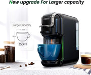 5 in 1 Koffiezetapparaat - Koffie Apparaat - Koffiemachine - Koffiemachines - Koffiemachines - Meerdere Capsules - Cappuccino - Latte - Heet/Koud - 5 In 1