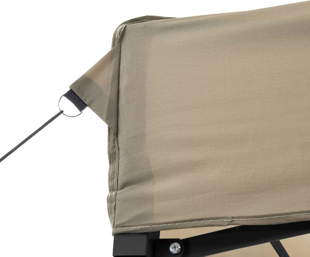 Partytent - Opvouwbaar - Paviljoen - Gemakkelijk op te zetten - Waterdicht - Met zijwanden - 3x4 - Beige