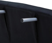 Slaapstoel - Uitklapbaar - Slaapbank - Logeerbed - Zetelbed - Slaapfauteuil - Vouwbed - 1 persoons - Zeer comfortabel - Zwart