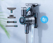 Cordless Stick Vacuum Cleaner - Bagless on Battery - 4 Different Attachments - Handheld Vacuum Cleaner - 380W - 27Kpa