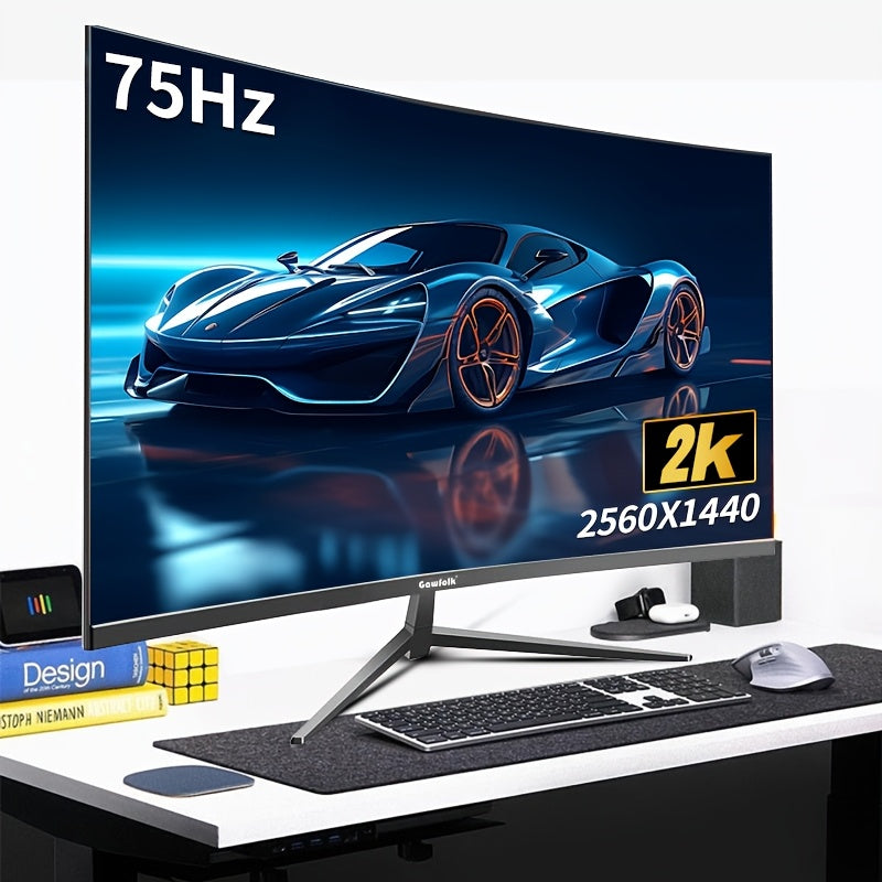 27 inch curved gaming monitor – curved scherm – gaming display – QHD monitor – frameless scherm – 180Hz verversingssnelheid – 1500R curve