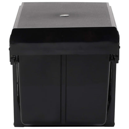 Onderkast Organizer – Afvalbak – Prullenbak – Afvalemmer – Keukenopberger – RVS 36 Liter – Soft-Close Dual Compartiment