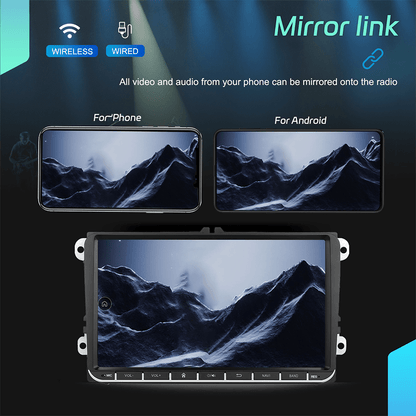Autoradio 2 DIN – Android Autoradio – Carplay Radio – Multimedia Radio – Auto Stereo – 9 Inch HD Touchscreen – Achteruitrijcamera Inclusief – 8 Core Processor 6GB RAM 128GB Opslag