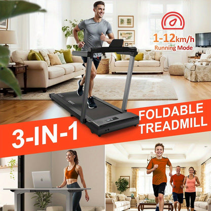 Loopband – Wandelband – Hardloopband – Treadmill – Walking Pad – 2,5 PK Motor – Inklapbaar met Bluetooth & 12 Programma’s