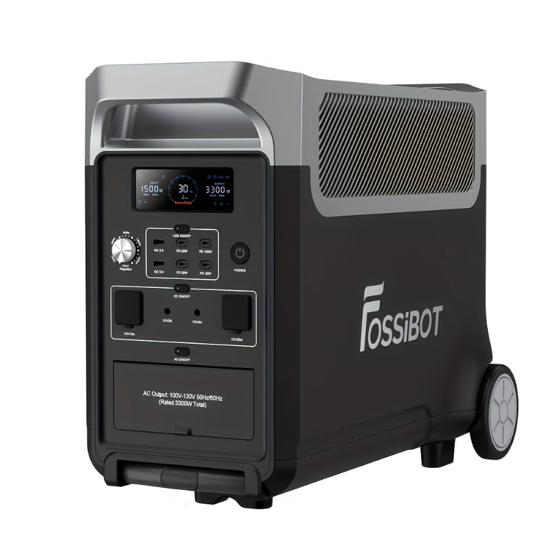 Zonnegenerator – Powerstation – Noodstroomvoorziening – Draagbare Generator – Energiecentrale – 3600W Continu Vermogen – 3840 Wh LiFePO4 Batterij
