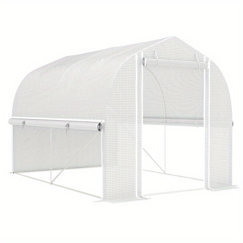 Kas – Tuinkas – Groentetent – Serre – Plantentent – UV-bestendig – 3x2x2m Galvaniseerd Staal Frame
