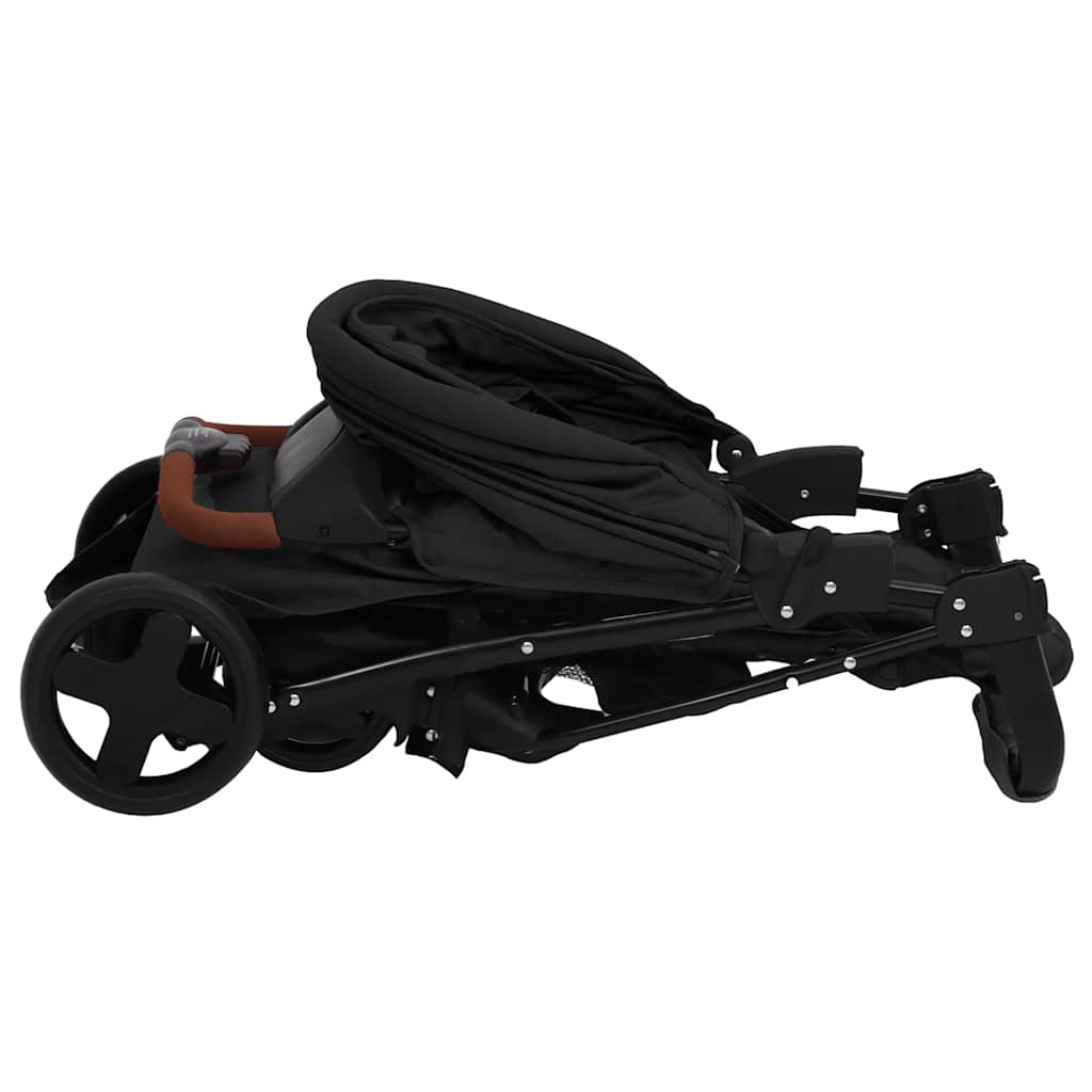 Buggy – Kinderwagen – Wandelwagen – Plooibuggy – Reisbuggy – Stevig Stalen Frame – Verstelbare Rugleuning & Voetensteun