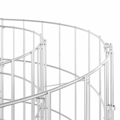Plantenbak – Bloembak – Verhoogde Bak – Tuinbak – Kweekbak – 400x100x50 cm – Gegalvaniseerd IJzer, Stevige Stenen Maasstructuur