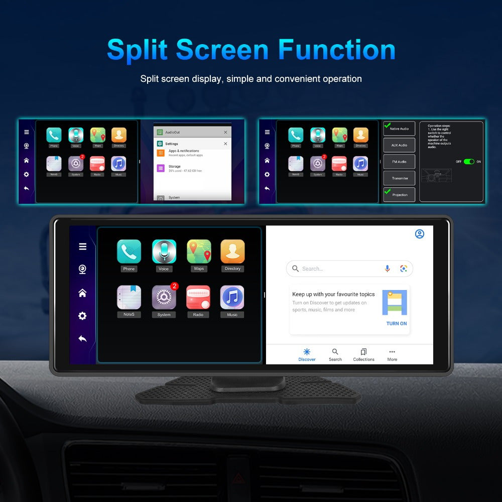 Android 13 Auto Multimedia Speler – Autoradio – Car Stereo – Auto Entertainment Systeem – Navigatie – Draadloze CarPlay & Android Auto – 10,26 Inch Scherm – 8-Core 4GB+64GB RAM