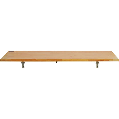 Vouwtafel – Klaptafel – Inklapbare Tafel – Wandbureau – Wandtafel – Rubberwood Hout – Draagkracht 225 kg – Slow-Close System