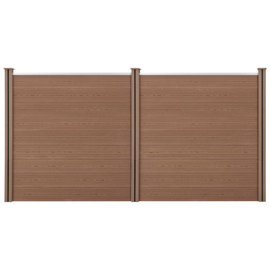 WPC Tuinscherm – Tuinafscheiding – Privacyscherm – Windscherm – Schutting – 183x357 cm – Weerbestendig & Eenvoudige Montage