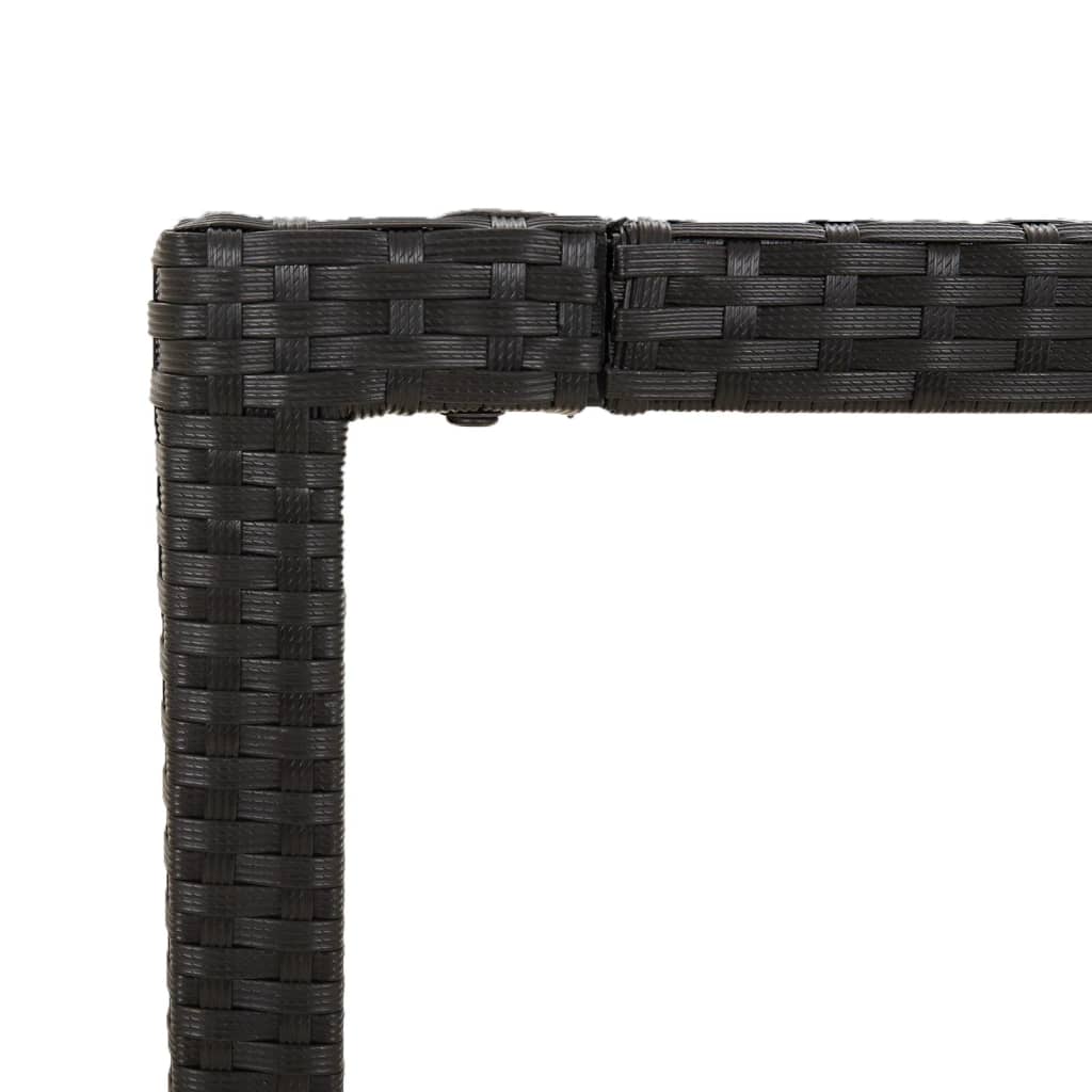 Loungeset Tuinset – Loungestoel Tuinmeubel Buitenmeubel – Zwart Crème Kleur – Weerbestendig PE Rattan – Verstelbare Rugleuning en Voetensteun