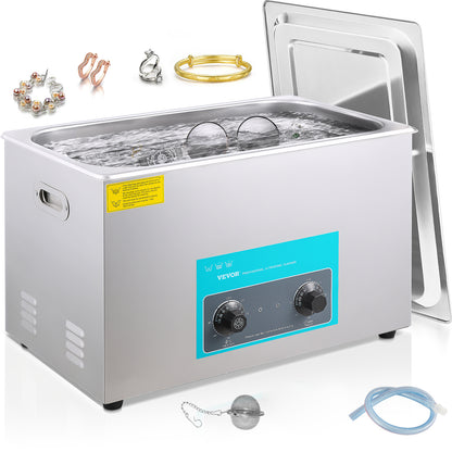 Ultrasone Reiniger – Ultrasoon Reinigingsapparaat – Sieradenreiniger – Brillenreiniger – Horlogereiniger – 30 Liter Inhoud – Roestvrijstalen Reservoir