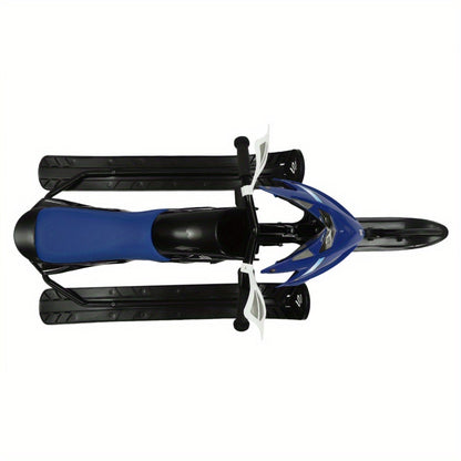 Mini slee – skislee – kinderslee – sneeuwslee – bobslee – Stuurfunctie en noodrem – Stevig ijzer tot 80 kg