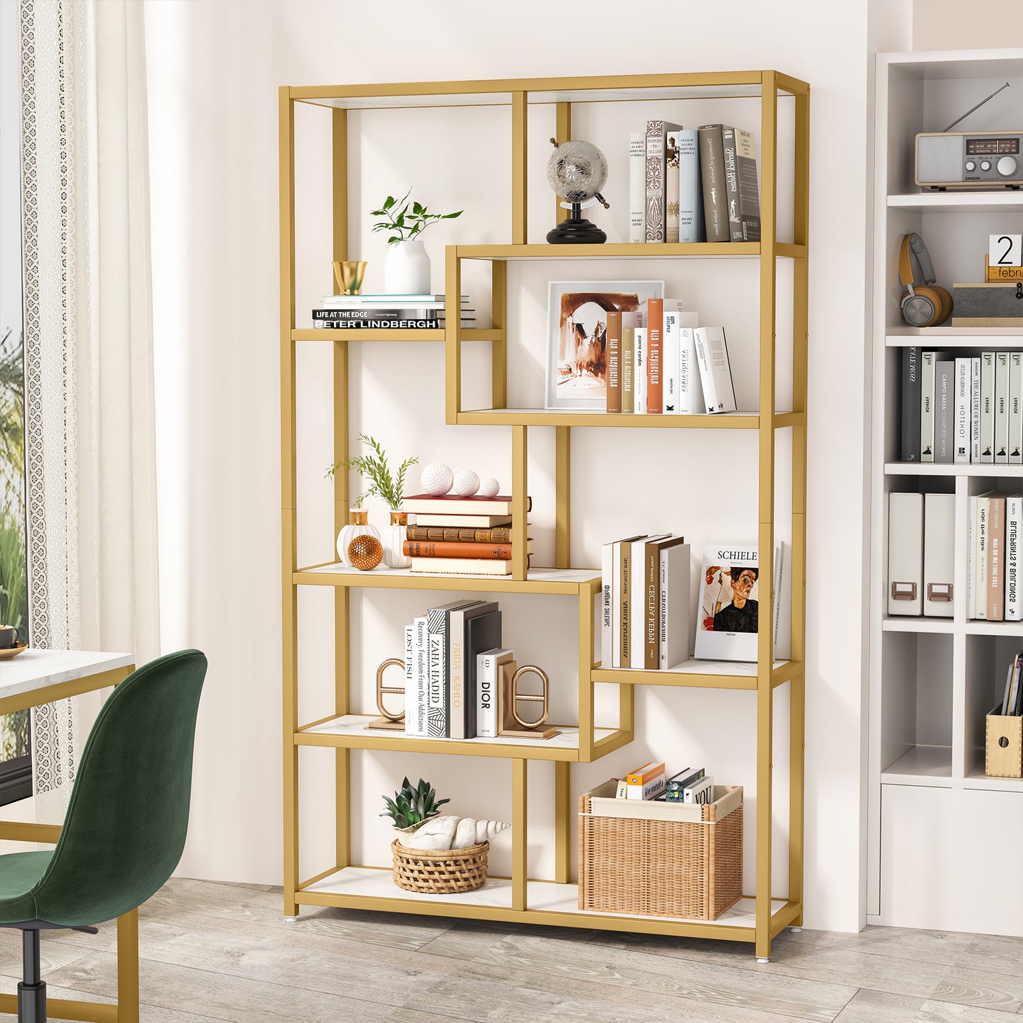 Ovale Eettafel – Houten Tafel – Landelijke Eettafel – Keukentafel – Tafel Voor 4-6 Personen – Walnootkleur – Stevig Houten Blad – Gedraaide Robuuste Poot