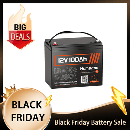 Li-ion Accu – LiFePO4 Accu – Batterij – Accu Pack – Oplaadbare Batterij – 12V 100Ah – Ingebouwd BMS & Lage Temperatuurbescherming
