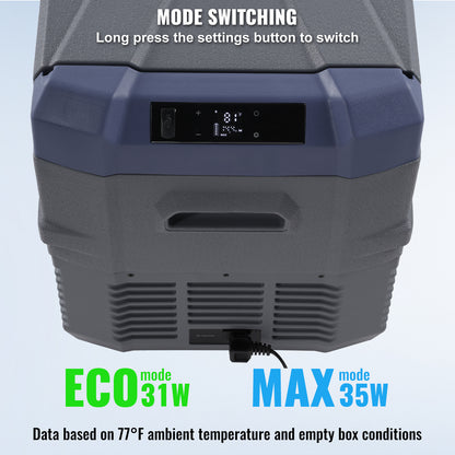 Mobiele Koelkast – Draagbare Koelbox – Compressor Koelkast – Auto Koelkast – 37 Liter Inhoud – Bluetooth Bediening