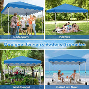 Paviljoen Partytent - Partytent - Opvouwbaar - Gemakkelijk op te zetten - Waterdicht - 300 CM x 300 CM - Blauw