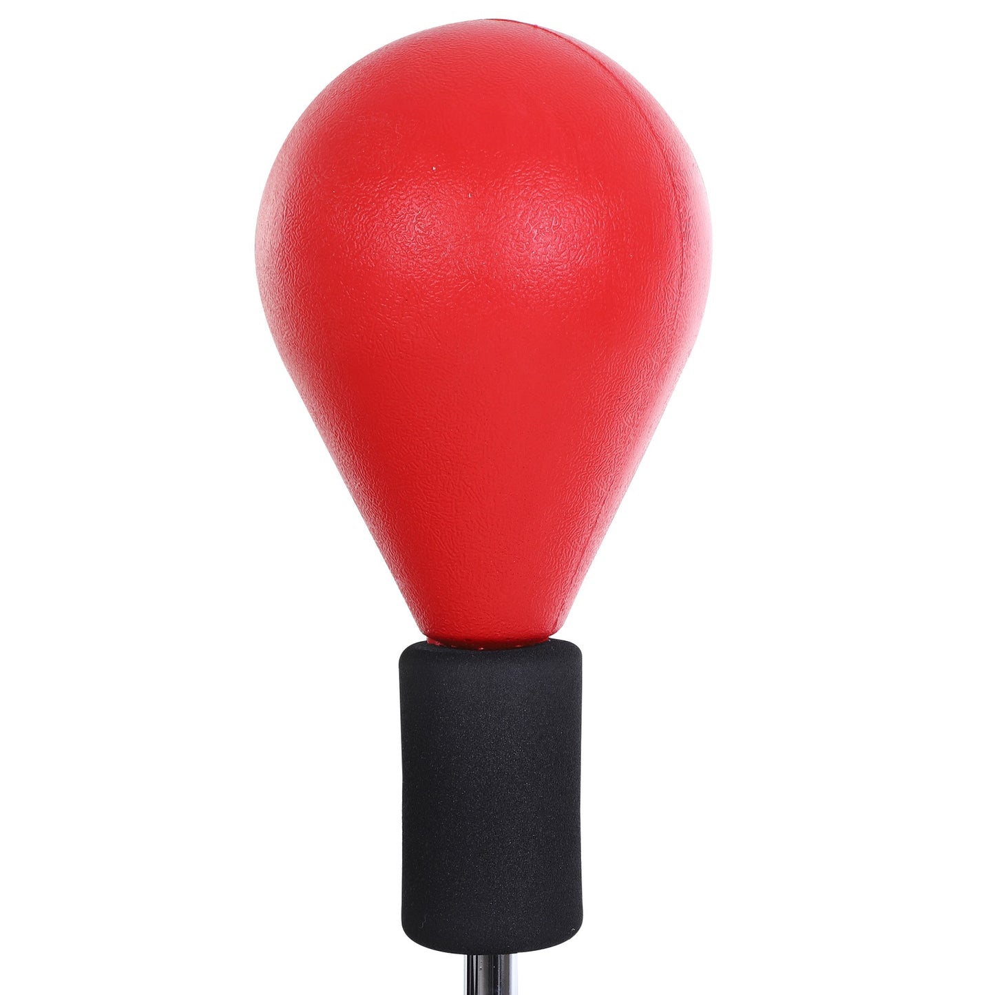 Punching Ball Set – Bokszak – Bokstraining Set – Stootbal – Bokshandschoenen Set – Verstelbare Hoogte 136-154 cm – Duurzaam IJzer Frame – Zwart Rood