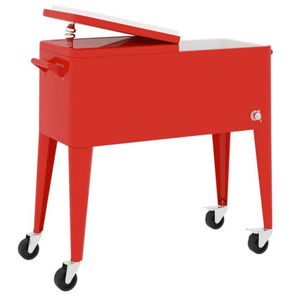 Koelbox Op Wielen – Mobiele Koelbox – Trolley Koelbox – Picknick Koelbox – 80 Liter Inhoud – Tot 72 Uur Koelen