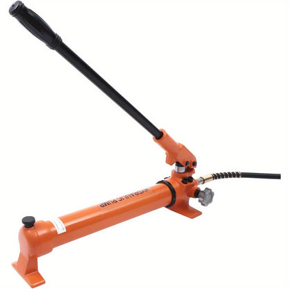 Hydraulische Handpomp – Handpomp – Overhevelpomp – Vloeistofpomp – Brandstofpomp – 200 cm Rubber Slang – Automatische Drukschakeling