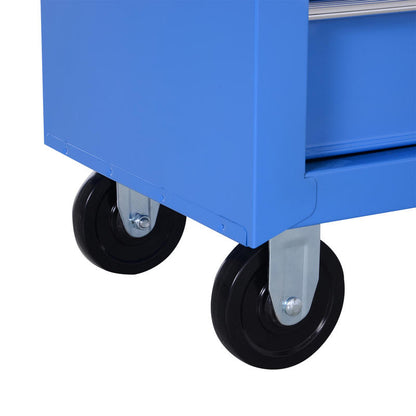 Gereedschapswagen – Werkplaatswagen – Gereedschapskar – Tool Trolley – Werkbank – Industrieel Legeringsstaal – 5 Afsluitbare Lades